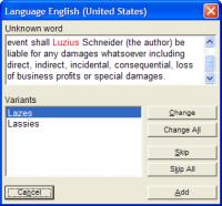 Speller 3.0.5 screenshot. Click to enlarge!