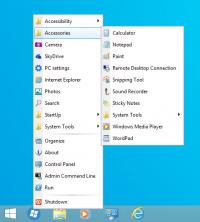 Spencer::Windows XP Style Start Menu for Windows 8 1.07 screenshot. Click to enlarge!