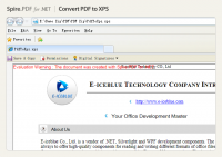 Spire.PDF for .NET 3.6 screenshot. Click to enlarge!