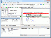 SplineTech VBS Debugger 8.70 screenshot. Click to enlarge!