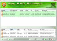 SpyBHORemover 4.5 screenshot. Click to enlarge!