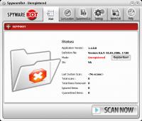 Spyware Bot - Spyware/Adware Remover 1.4.0.3 screenshot. Click to enlarge!