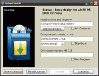 Ssetup 5.15.1 screenshot. Click to enlarge!