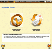 Stellar Phoenix Deleted Email Recovery 2.0 screenshot. Click to enlarge!