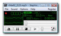 Stepvoice Recorder 1.8 screenshot. Click to enlarge!