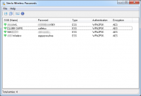 SterJo Wireless Passwords 1.2 screenshot. Click to enlarge!