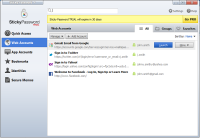 Sticky Password Pro 7.0.3.24 screenshot. Click to enlarge!