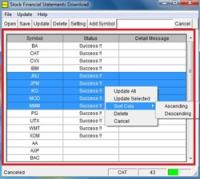 Stock Financial Statements Download - Lite 1.00 screenshot. Click to enlarge!