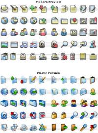 Stock Icons - XP and MAC style icons free 1.0 screenshot. Click to enlarge!
