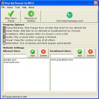 Stop My Popups 12.0 screenshot. Click to enlarge!