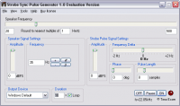 Strobe Sync Loudspeaker Test Software 1.11 screenshot. Click to enlarge!