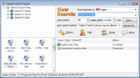 Subject Search Spider 5.3 screenshot. Click to enlarge!