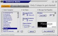 Subliminal Master 2.2 screenshot. Click to enlarge!