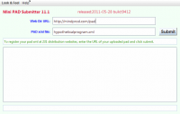 Submitter 11.5 screenshot. Click to enlarge!