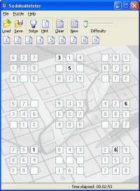 SudokuMeister 1.2.2.1 screenshot. Click to enlarge!