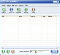 Super CD to WMA Maker 1.00 screenshot. Click to enlarge!