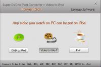Super DVD + Video  to iPod Converter 5.2 screenshot. Click to enlarge!