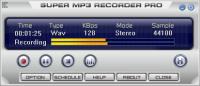Super Mp3 Recorder Pro 6.0 screenshot. Click to enlarge!
