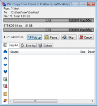 Supercopier 1.2.3.6 screenshot. Click to enlarge!
