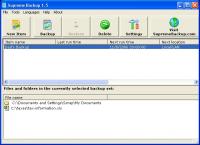 Supreme Backup 3.72 screenshot. Click to enlarge!