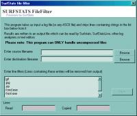 Surfstats FileFilter 1.0 screenshot. Click to enlarge!