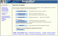 SurgeMail Mail Server 7.2i screenshot. Click to enlarge!