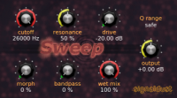 Sweep 1.2.0 screenshot. Click to enlarge!