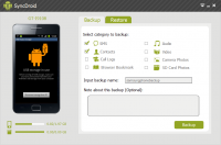 SyncDroid 1.2.5 screenshot. Click to enlarge!