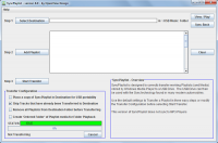 SyncPlaylist 7.4 screenshot. Click to enlarge!