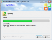 Syncdocs Portable 5.55 screenshot. Click to enlarge!