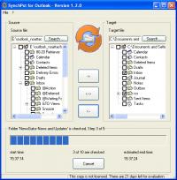 SynchPST for Outlook 7.0.0.1 screenshot. Click to enlarge!