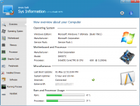 Sys Information 8.0 screenshot. Click to enlarge!