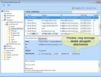 SysTools MSG Viewer 1.0 screenshot. Click to enlarge!