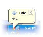 SysTray Menu ActiveX 2.0.1 screenshot. Click to enlarge!