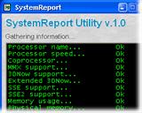 SystemReport 1.00 screenshot. Click to enlarge!