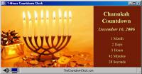 T-Minus Chanukah Countdown 6.0 screenshot. Click to enlarge!