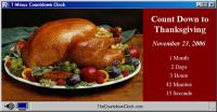T-Minus Thanksgiving Countdown 6.0 screenshot. Click to enlarge!