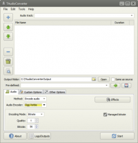 TAudioConverter Portable 0.9.9.3899 screenshot. Click to enlarge!