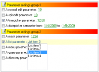 TParamCheckList 1.3.4.5 screenshot. Click to enlarge!