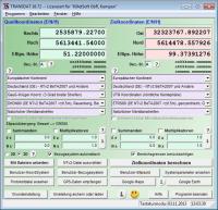 TRANSDAT Deutsch 17.18 screenshot. Click to enlarge!