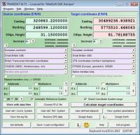 TRANSDAT English 17.10 screenshot. Click to enlarge!