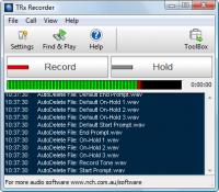 TRx Personal Phone Call Recorder 4.31 screenshot. Click to enlarge!