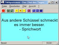 TWAphorism 1.6 screenshot. Click to enlarge!