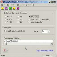 TWPassGen 1.2 screenshot. Click to enlarge!