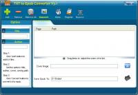TXT to Epub Converter 3.3 screenshot. Click to enlarge!