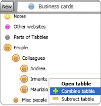 Tabbles 4.1.9 screenshot. Click to enlarge!