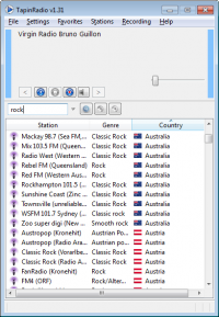 TapinRadio Portable 2.06.2 screenshot. Click to enlarge!