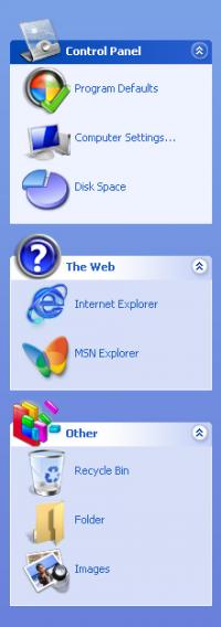 TaskPaneXP 2.0 screenshot. Click to enlarge!