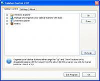 Taskbar Control 2.01c screenshot. Click to enlarge!