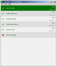 Taskmod 1.5 screenshot. Click to enlarge!
